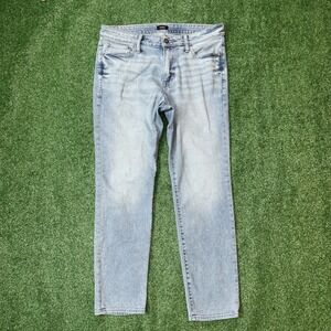 Express Jeans Men's Slim Fit Men's‎ Size 33 x 30 Light Wash